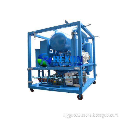 High Two Stage Vacuum Insulating Oil Regeneration Purifier